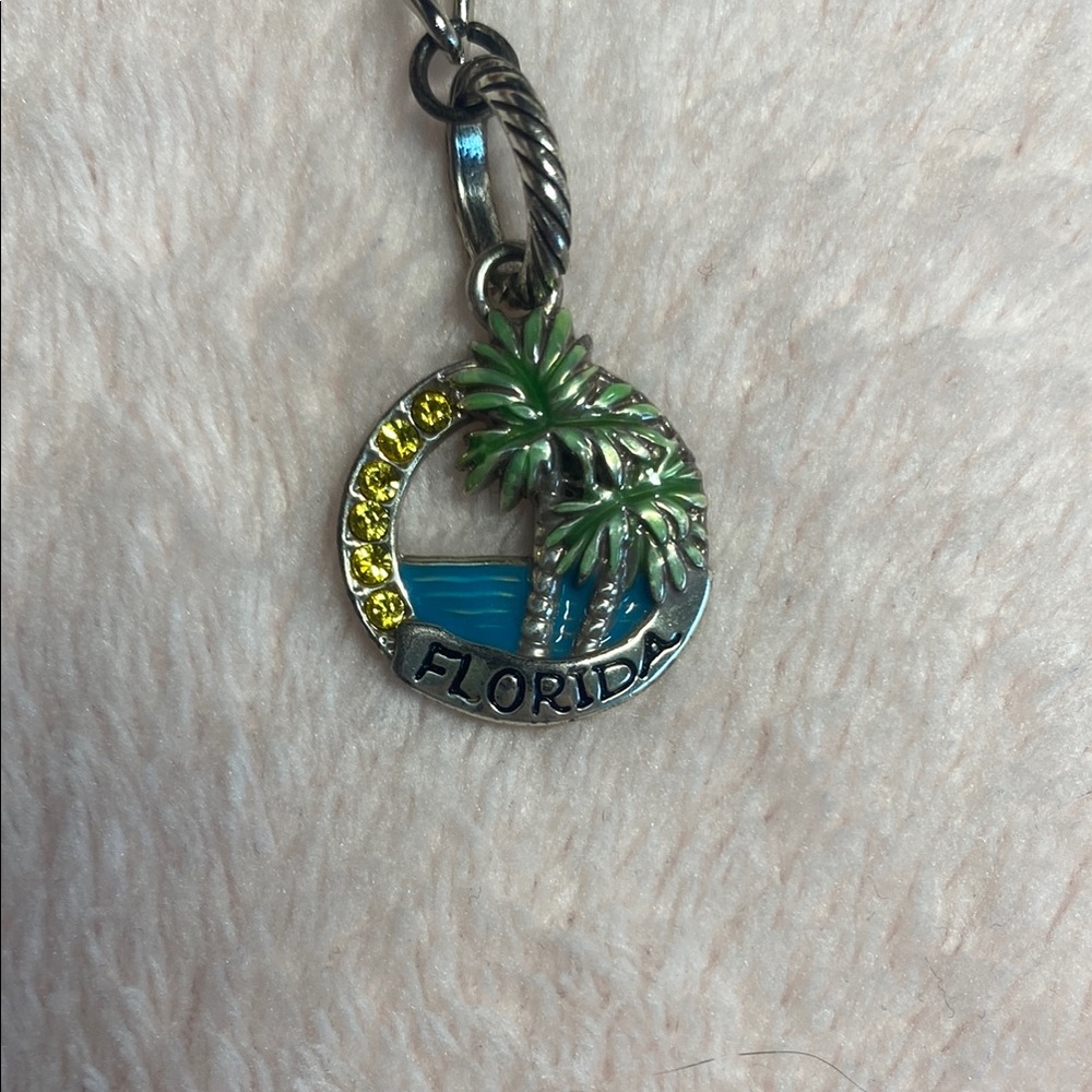 Florida Palm Tree Keychain